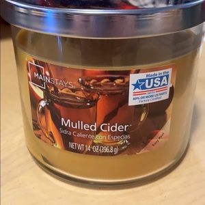 New three wick mulled cider candle